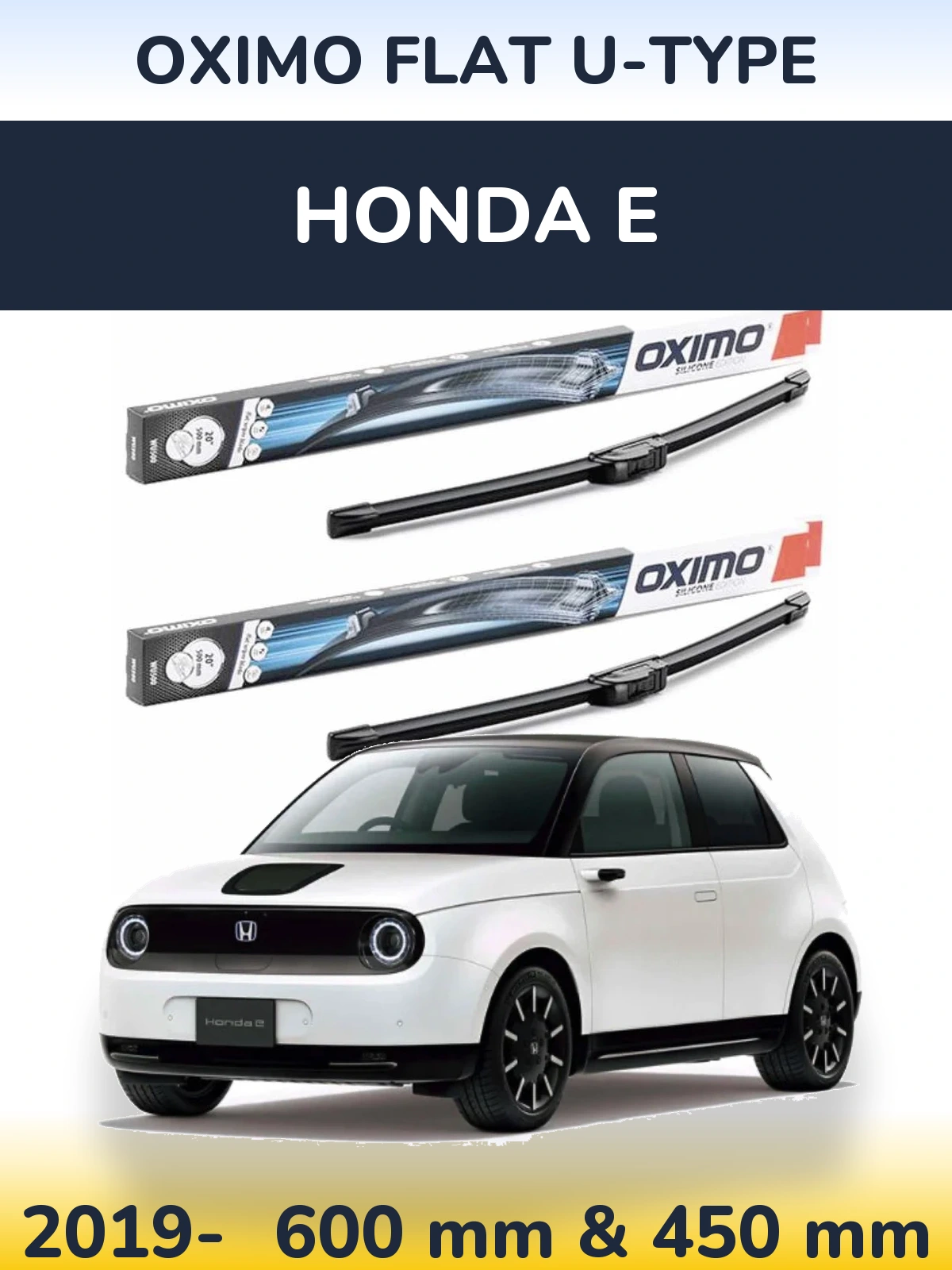 Torkarblad Oximo Flat U-type för Honda E