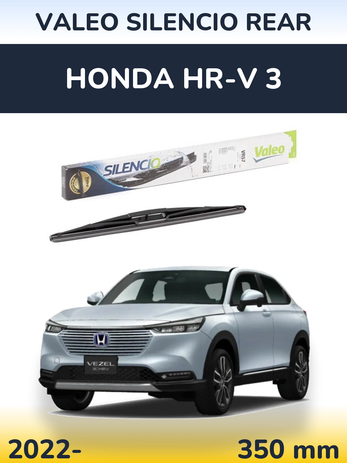 Torkarblad Valeo Silencio Rear för Honda HR-V 3