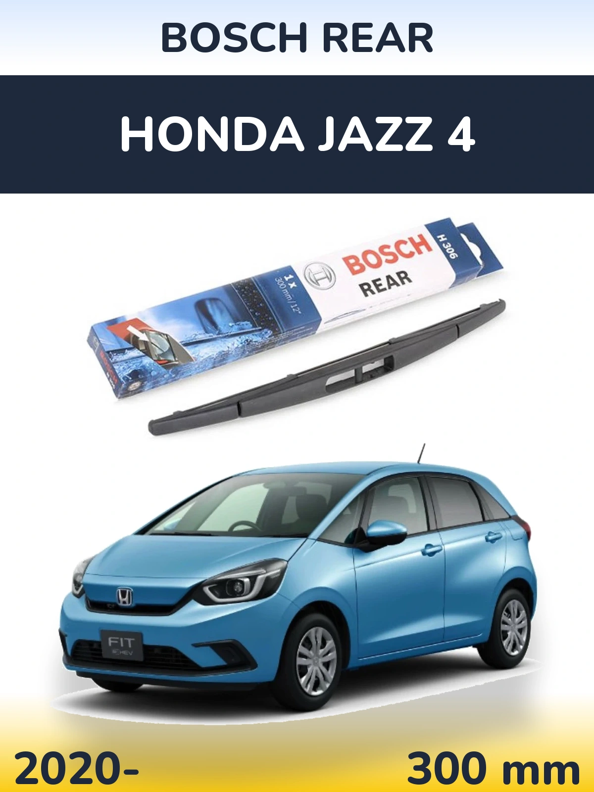 Torkarblad BOSCH Rear för Honda Jazz 4