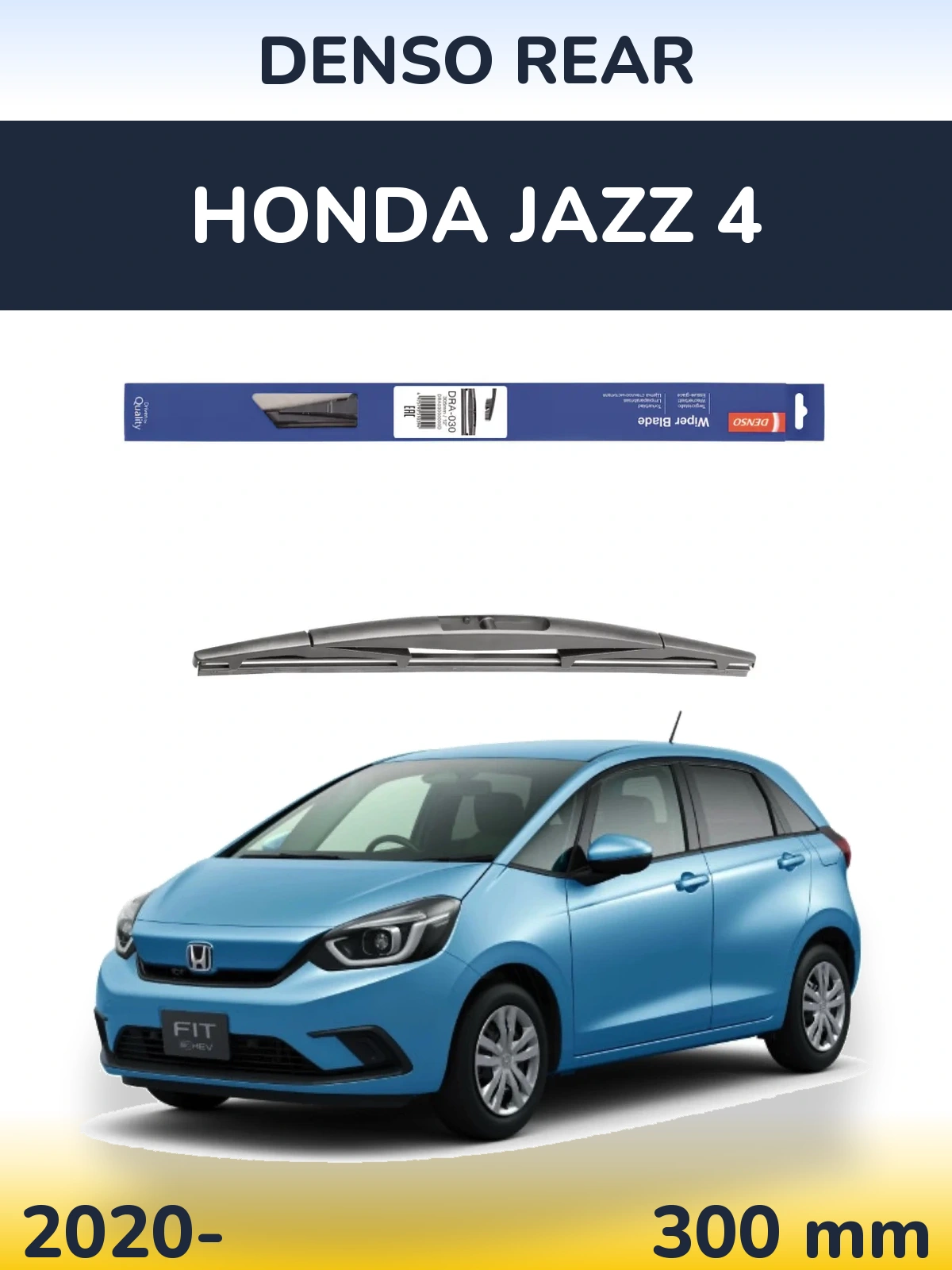 Torkarblad Denso Rear för Honda Jazz 4