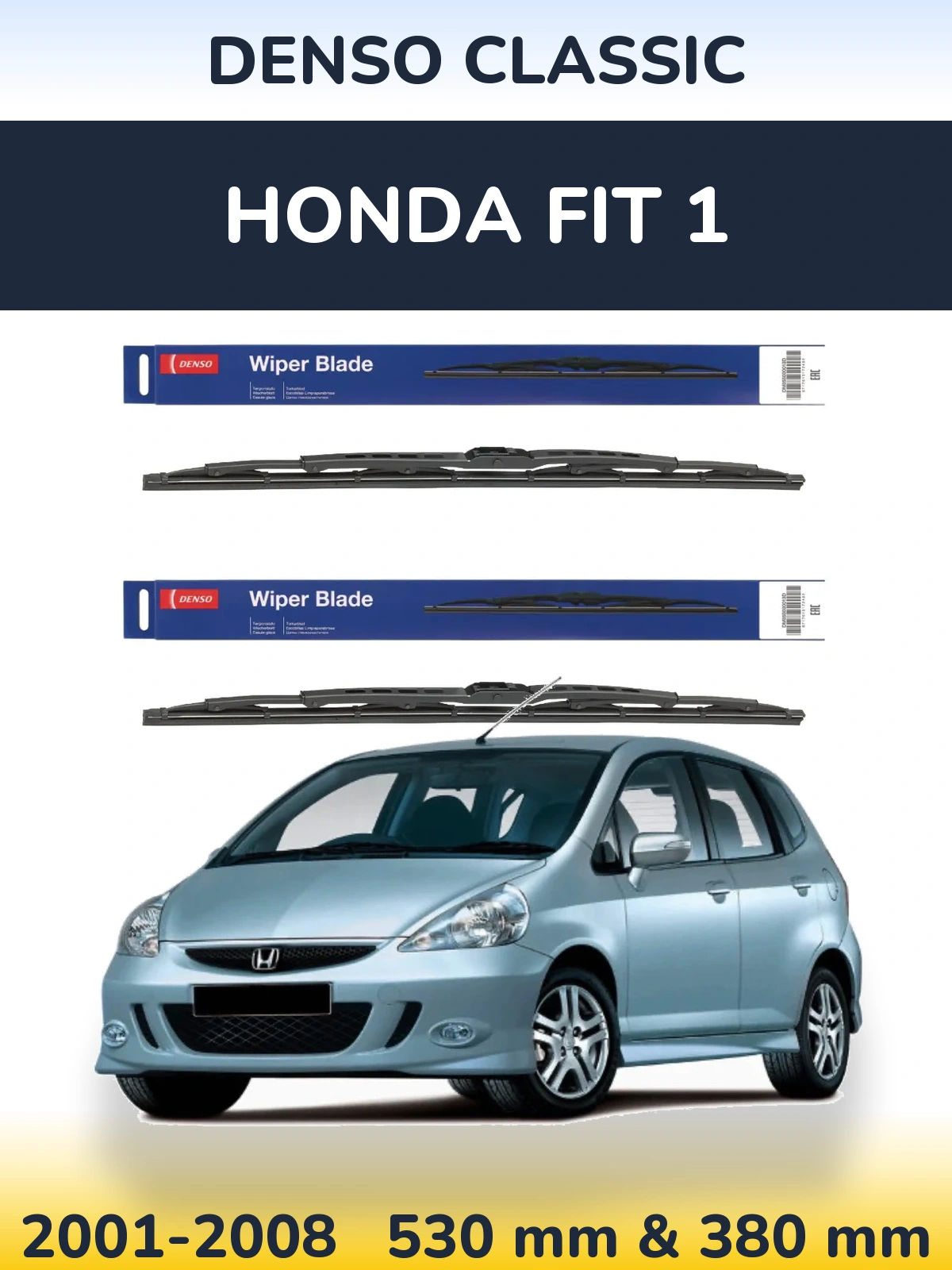 Torkarblad Denso Classic för Honda Fit 1