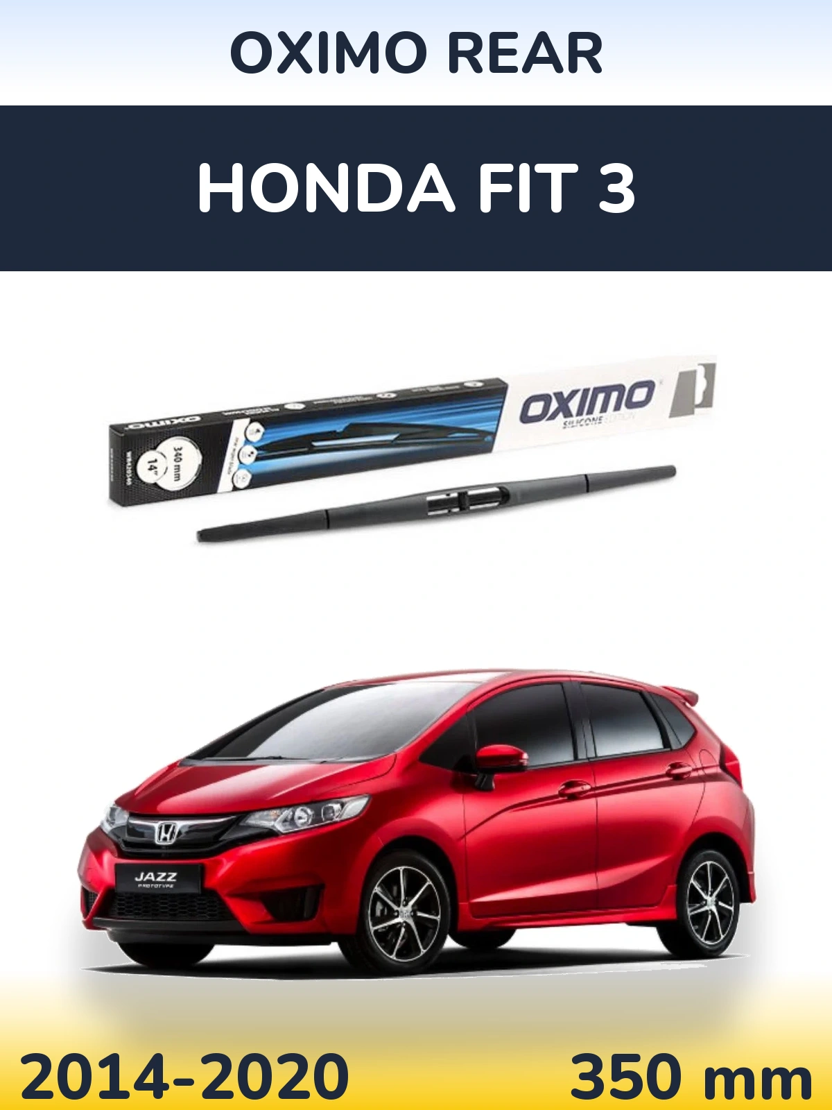 Torkarblad Oximo Rear för Honda Fit 3