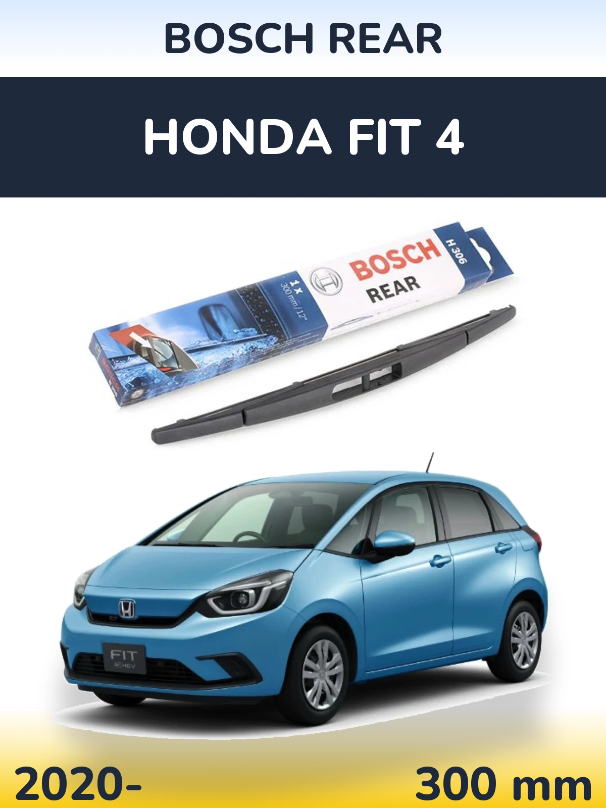 Torkarblad BOSCH Rear för Honda Fit 4