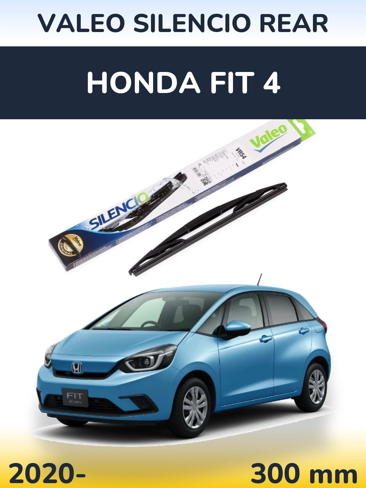 Torkarblad Valeo Silencio Rear för Honda Fit 4