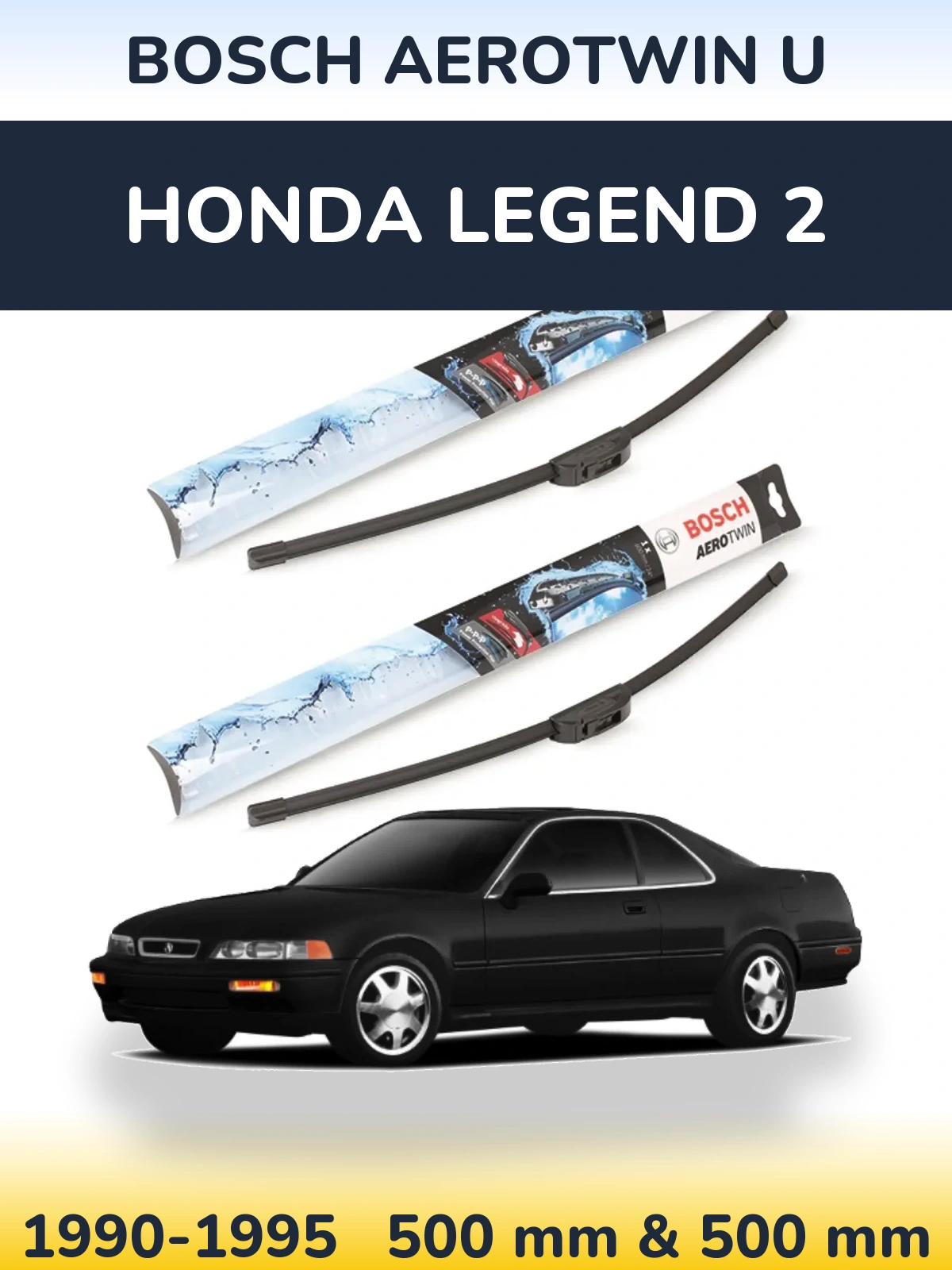 Torkarblad BOSCH AeroTwin U för Honda Legend 2