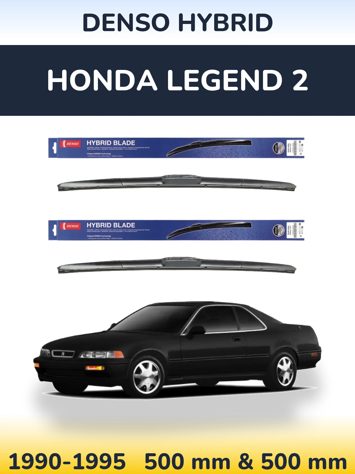 Torkarblad Denso Hybrid för Honda Legend 2