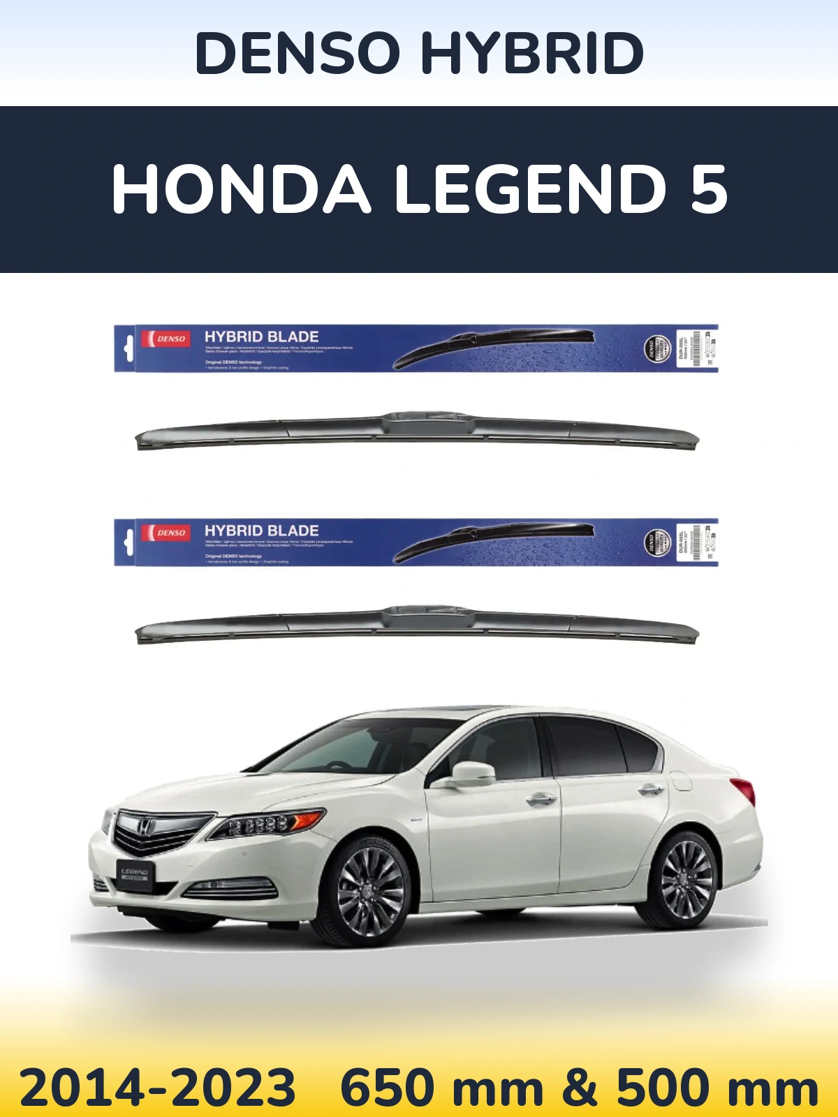 Torkarblad Denso Hybrid för Honda Legend 5