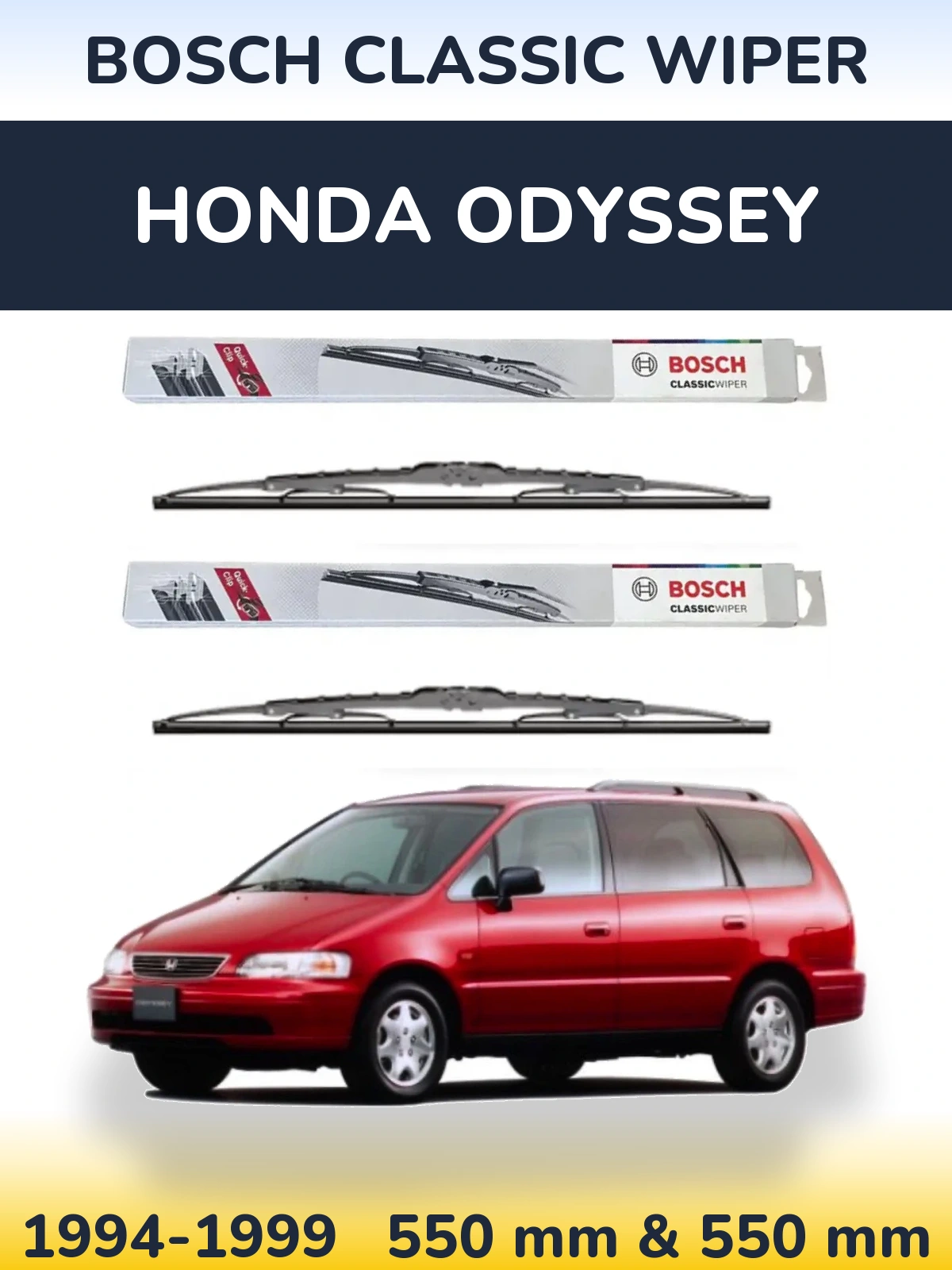 Torkarblad BOSCH Classic Wiper för Honda Odyssey