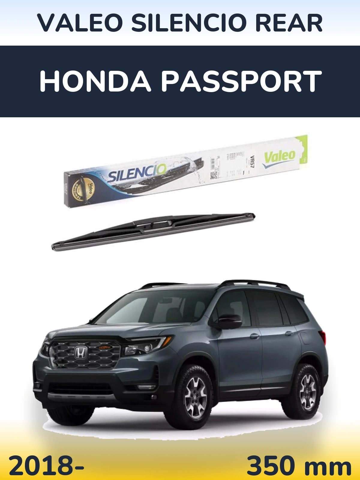 Torkarblad Valeo Silencio Rear för Honda Passport