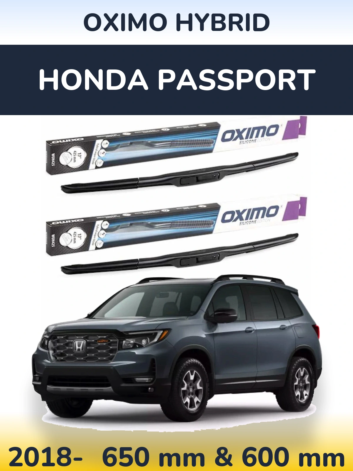 Torkarblad Oximo Hybrid för Honda Passport