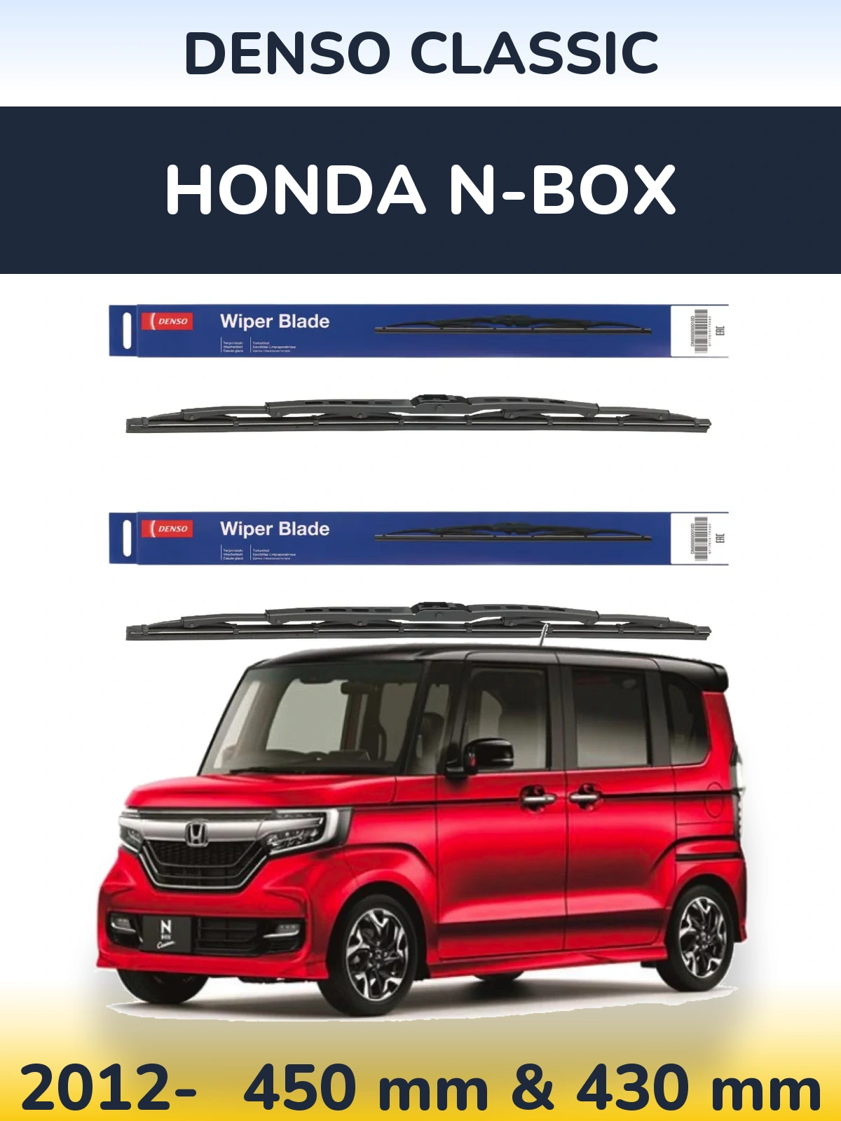Torkarblad Denso Classic för Honda N-box