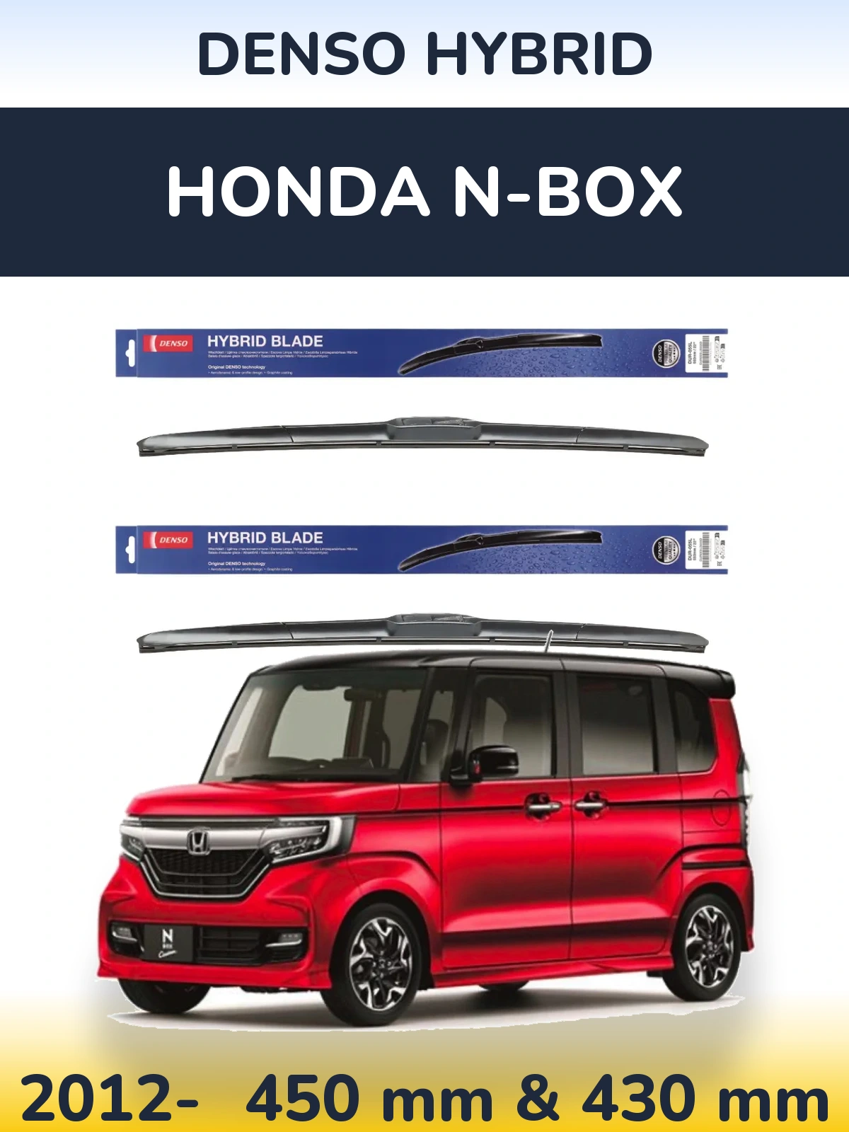 Torkarblad Denso Hybrid för Honda N-box