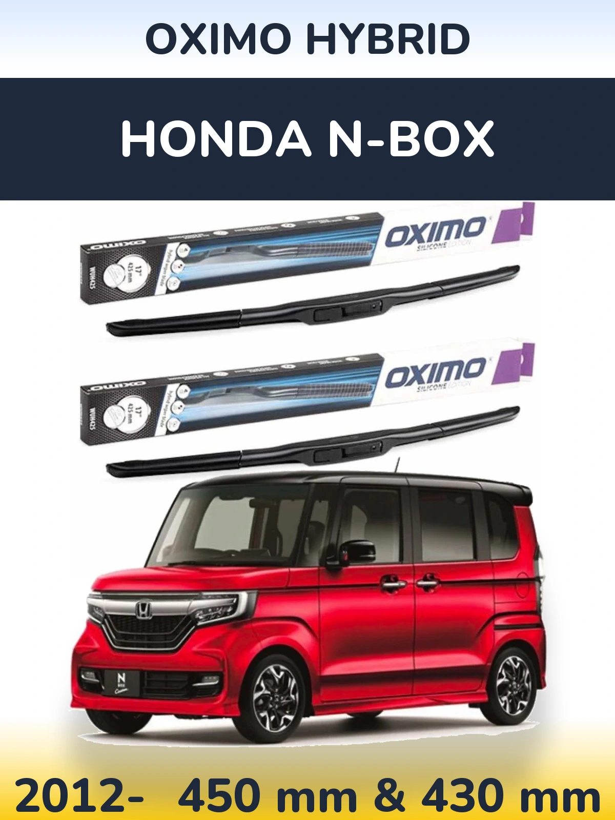 Torkarblad Oximo Hybrid för Honda N-box