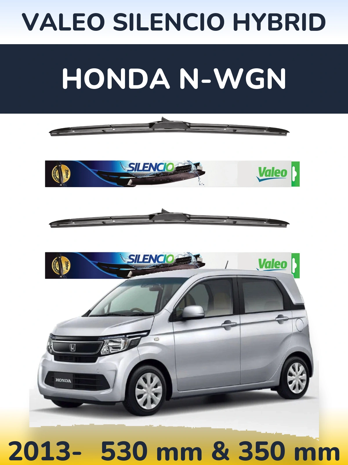 Torkarblad Valeo Silencio Hybrid för Honda N-wgn