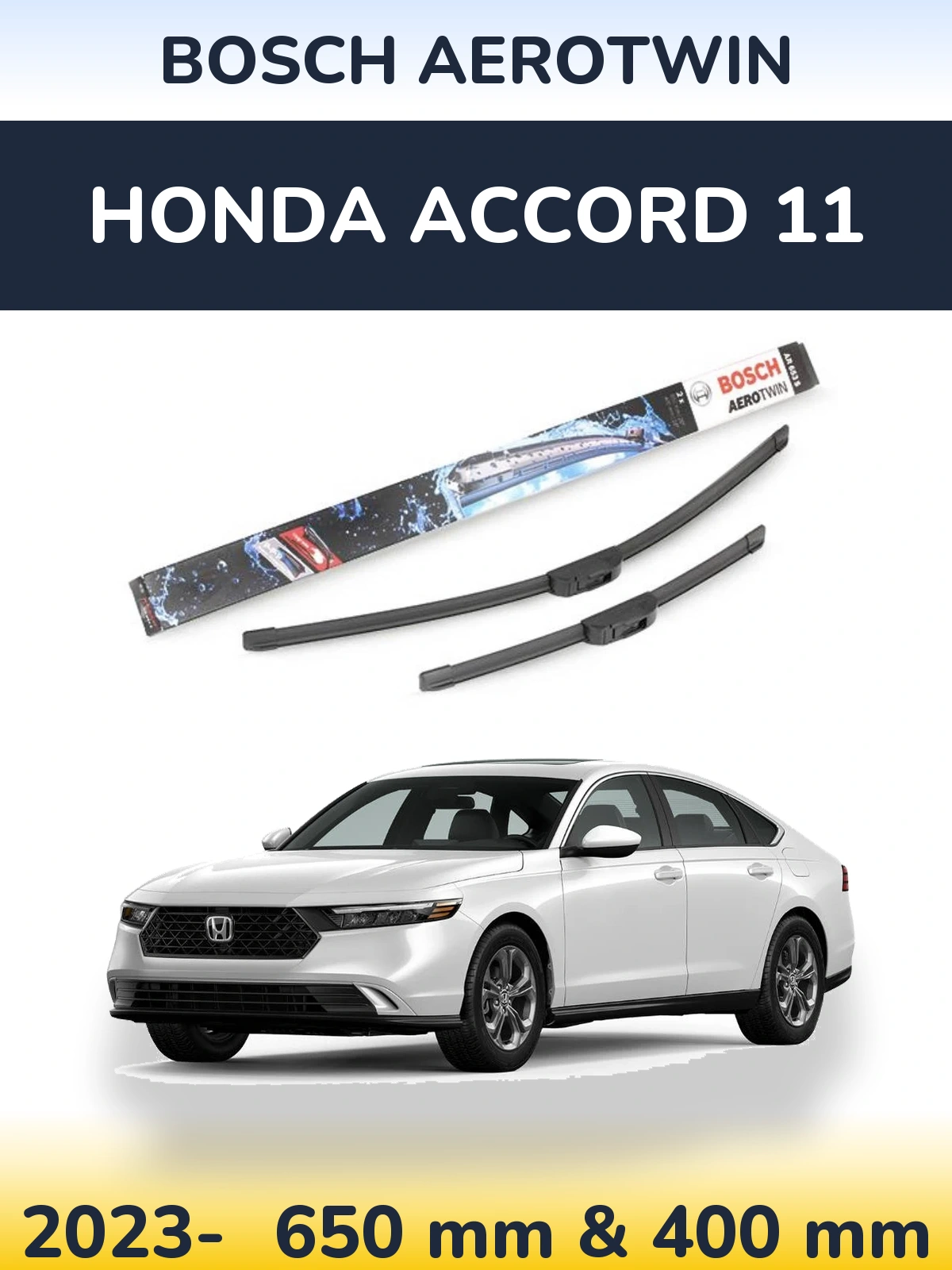 Torkarblad BOSCH AeroTwin för Honda Accord 11