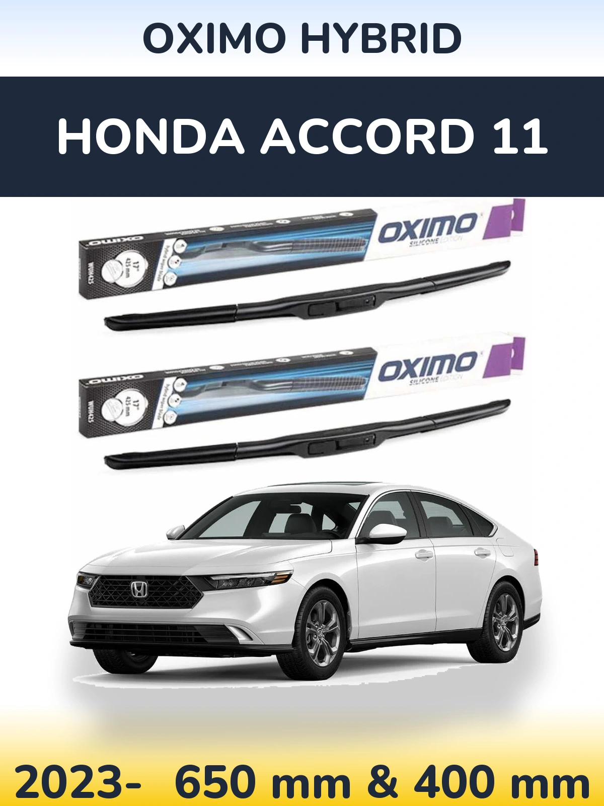 Torkarblad Oximo Hybrid för Honda Accord 11