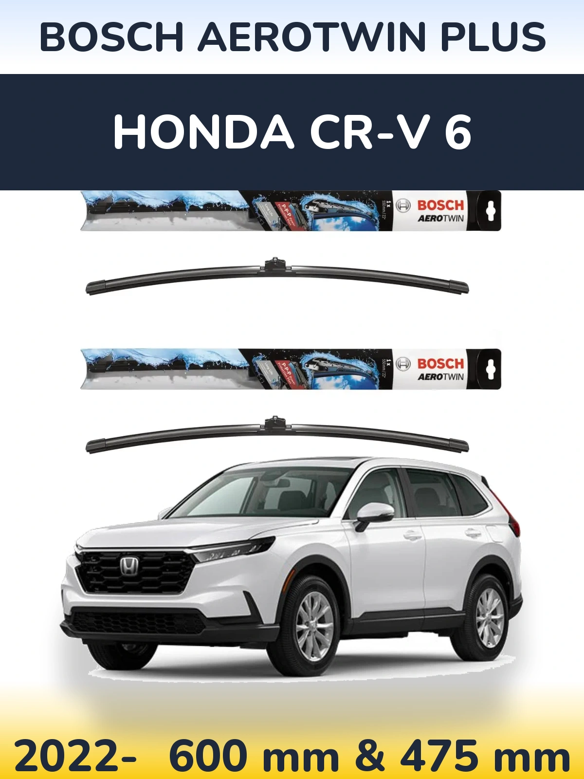 Torkarblad BOSCH AeroTwin Plus för Honda CR-V 6