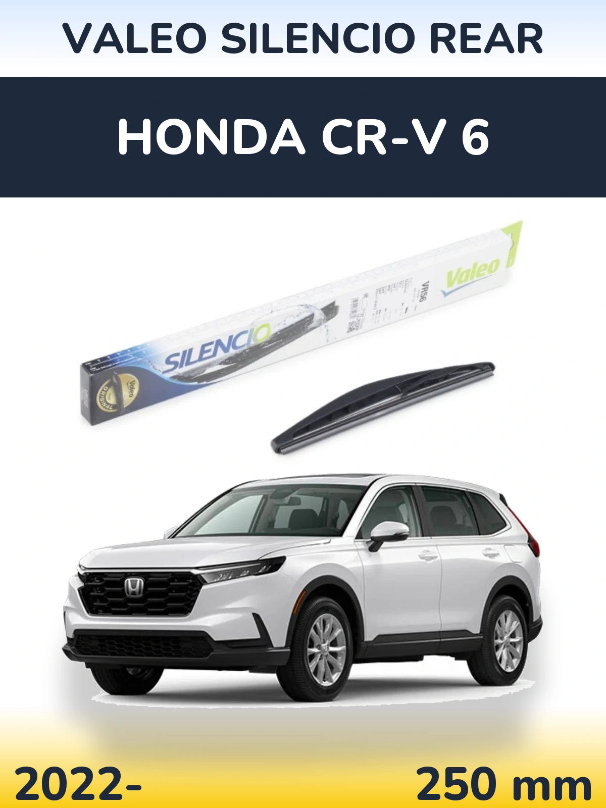 Torkarblad Valeo Silencio Rear för Honda CR-V 6