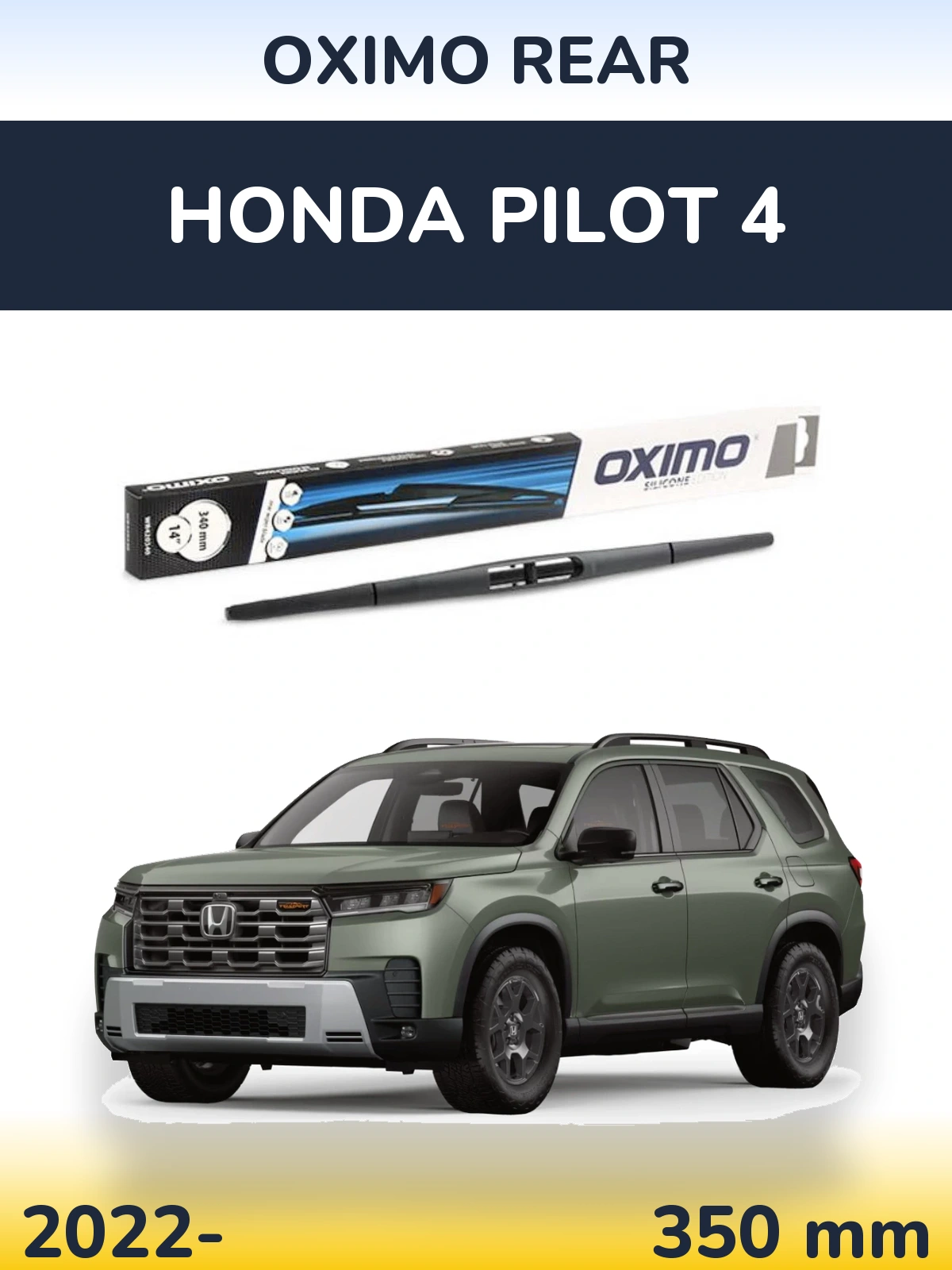 Torkarblad Oximo Rear för Honda Pilot 4