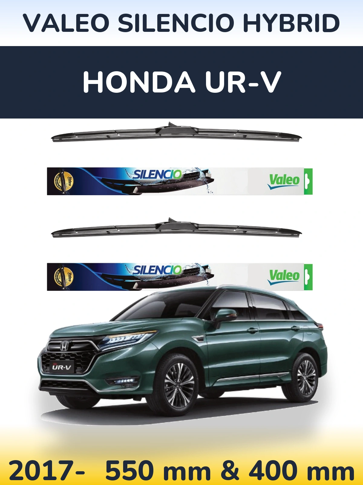 Torkarblad Valeo Silencio Hybrid för Honda UR-V