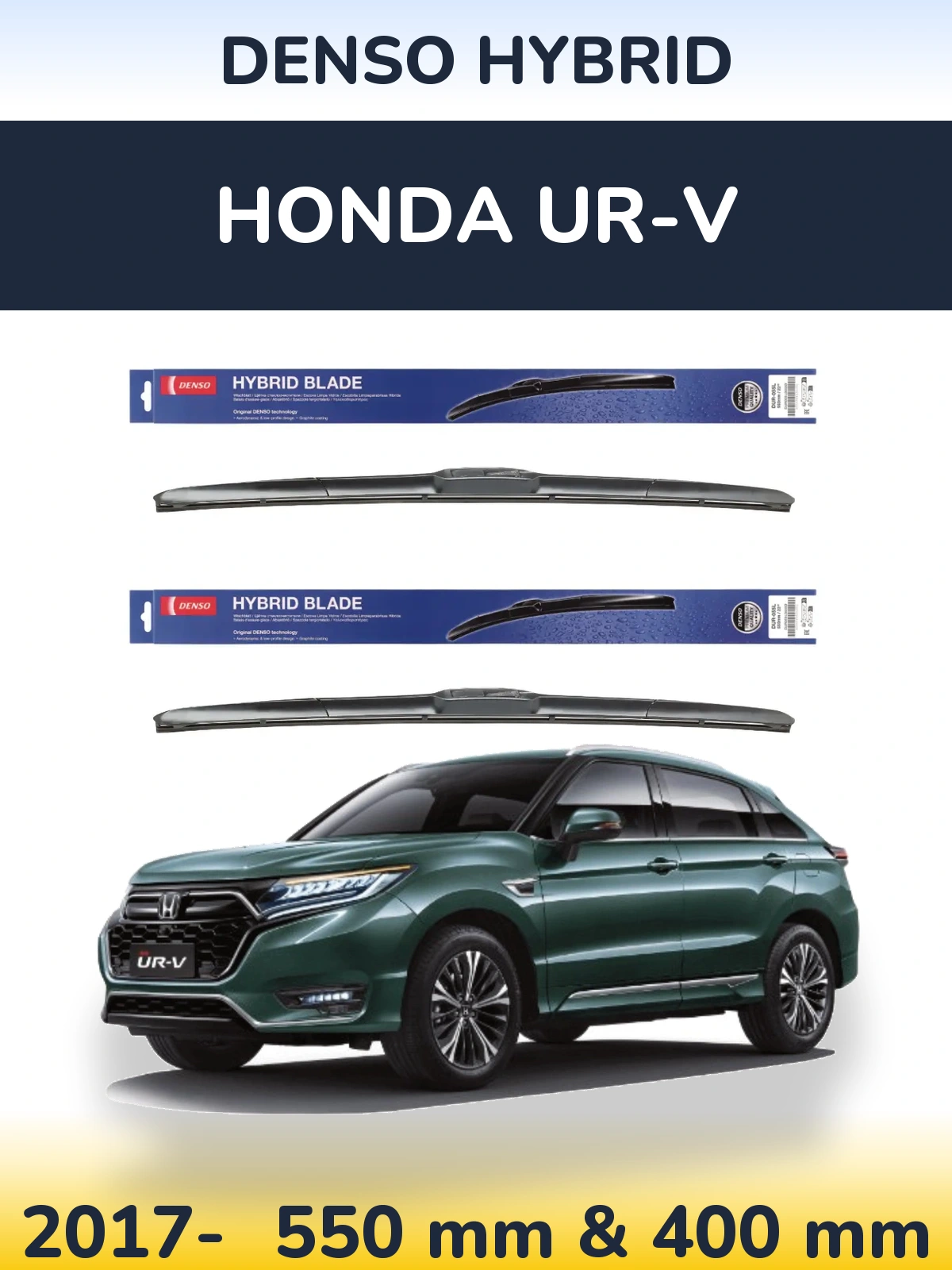 Torkarblad Denso Hybrid för Honda UR-V