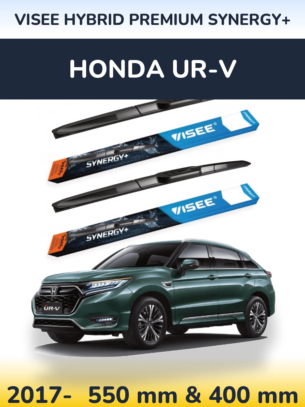 Torkarblad VISEE HYBRID PREMIUM SYNERGY+ för Honda UR-V