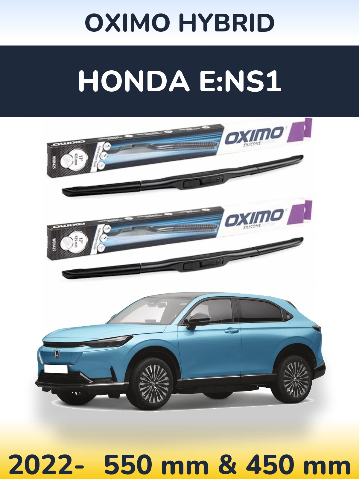 Torkarblad Oximo Hybrid för Honda e:NS1