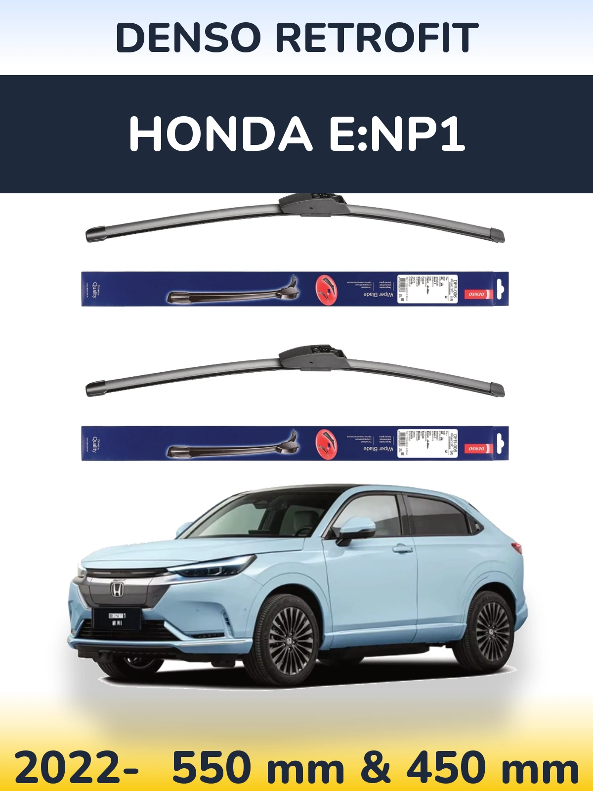 Torkarblad Denso Retrofit för Honda e:NP1