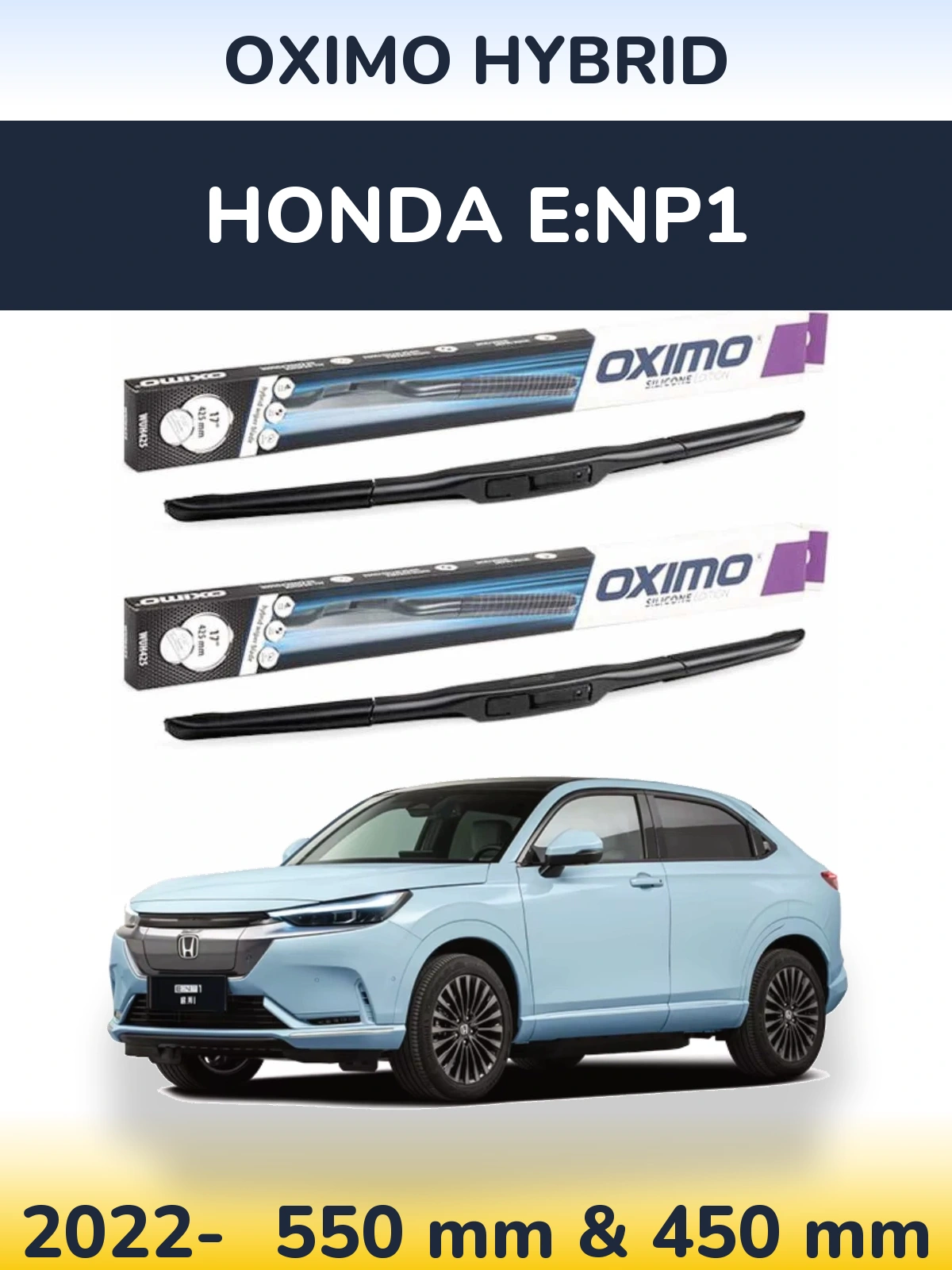 Torkarblad Oximo Hybrid för Honda e:NP1