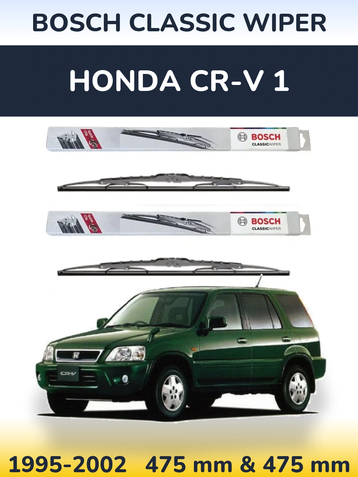Torkarblad BOSCH Classic Wiper för Honda CR-V 1