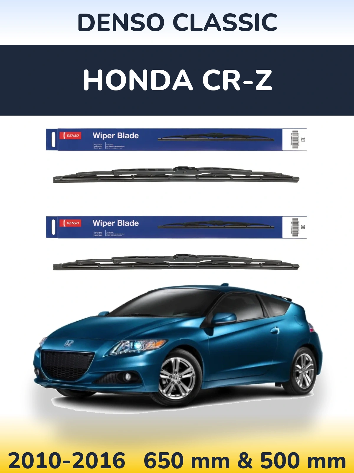Torkarblad Denso Classic för Honda CR-Z