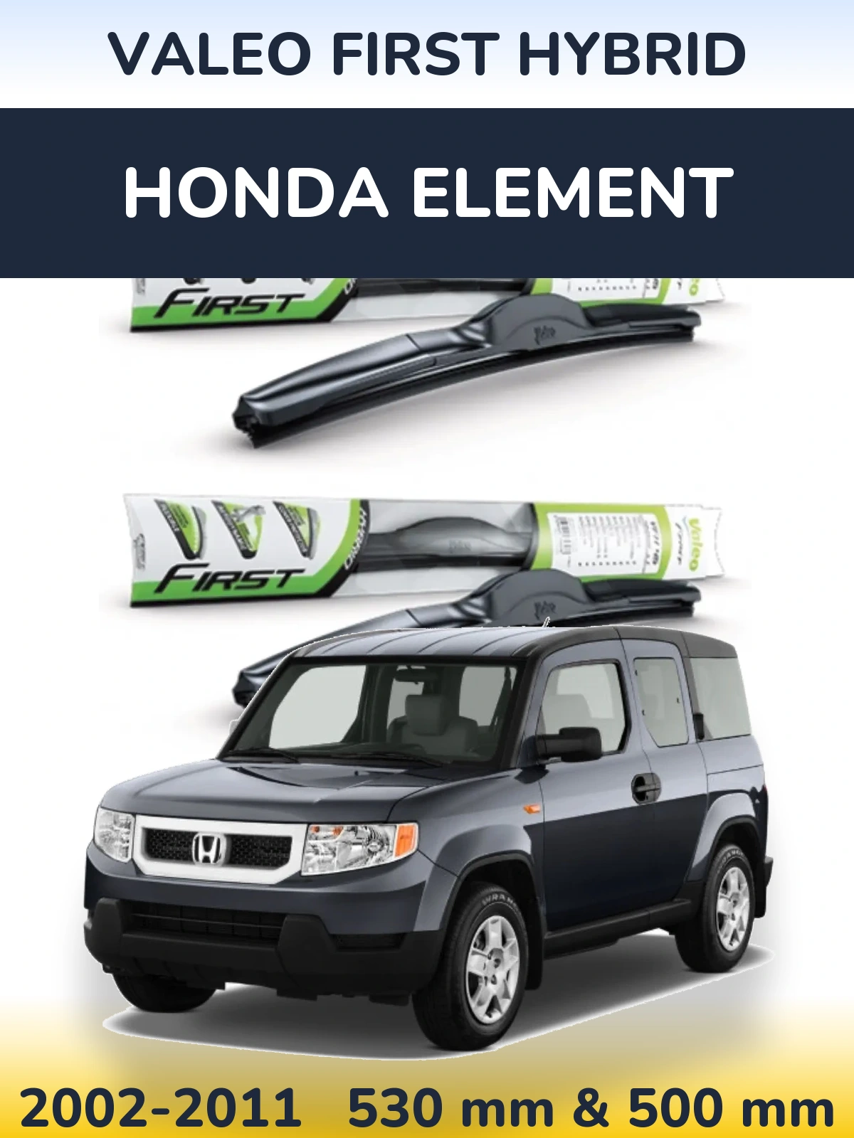 Torkarblad Valeo First Hybrid för Honda Element