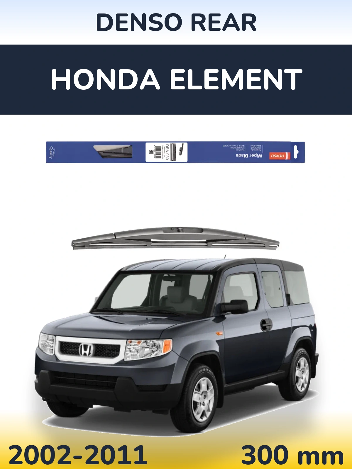 Torkarblad Denso Rear för Honda Element