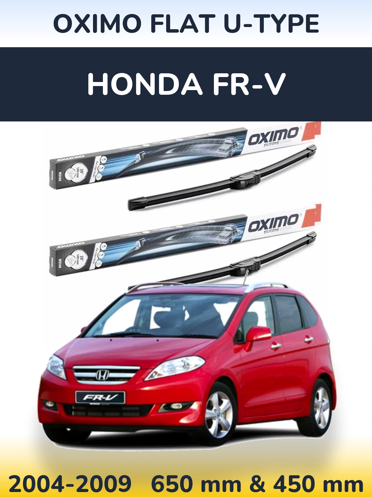 Torkarblad Oximo Flat U-type för Honda FR-V