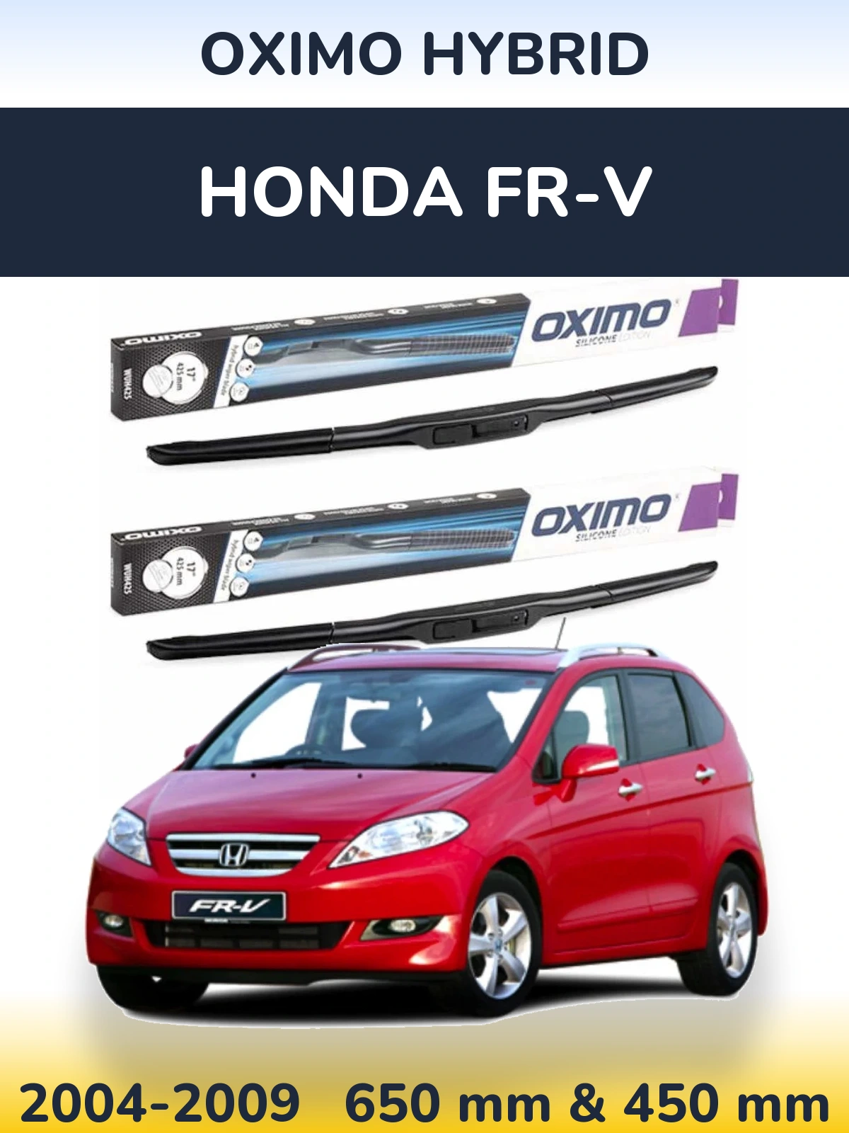 Torkarblad Oximo Hybrid för Honda FR-V
