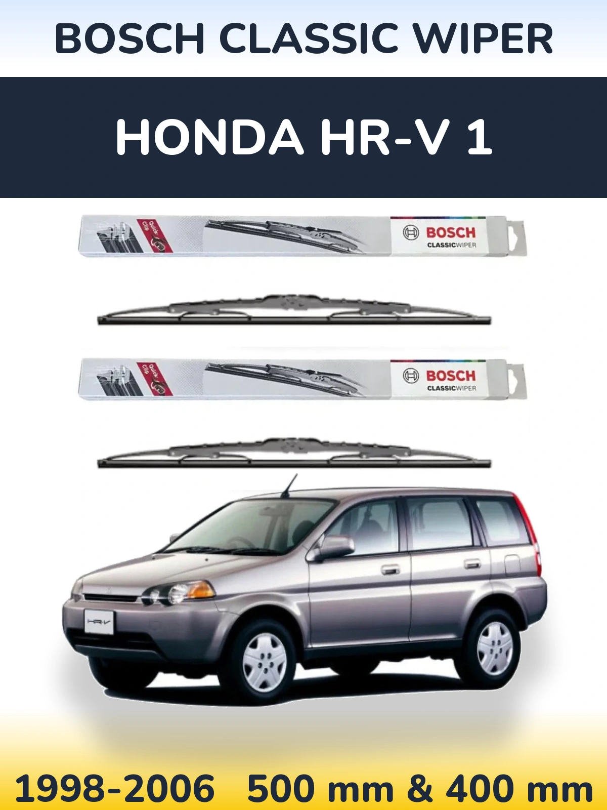 Torkarblad BOSCH Classic Wiper för Honda HR-V 1