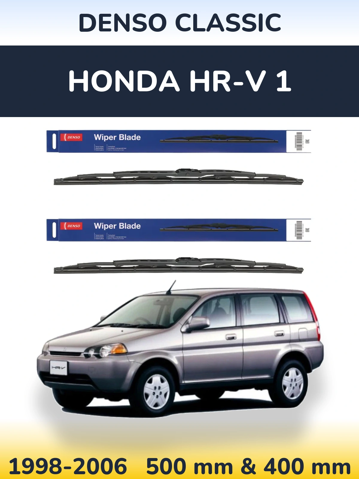Torkarblad Denso Classic för Honda HR-V 1