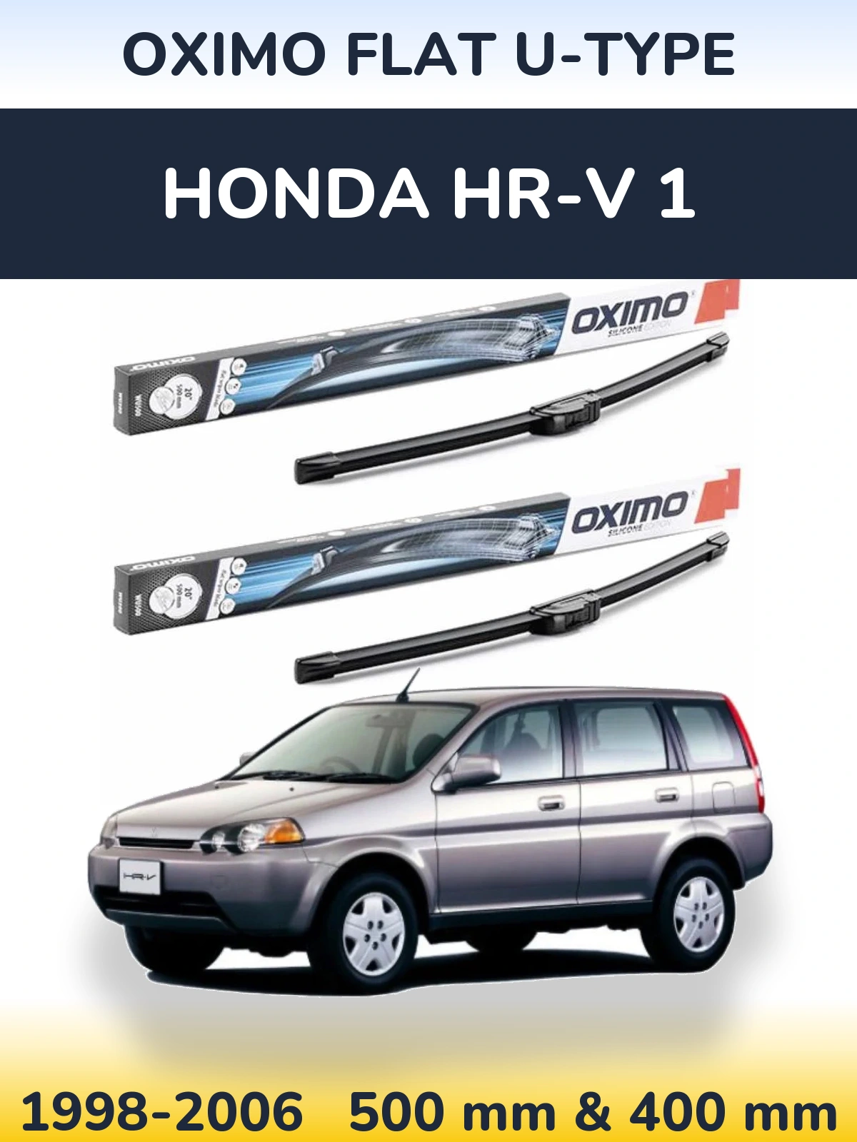 Torkarblad Oximo Flat U-type för Honda HR-V 1
