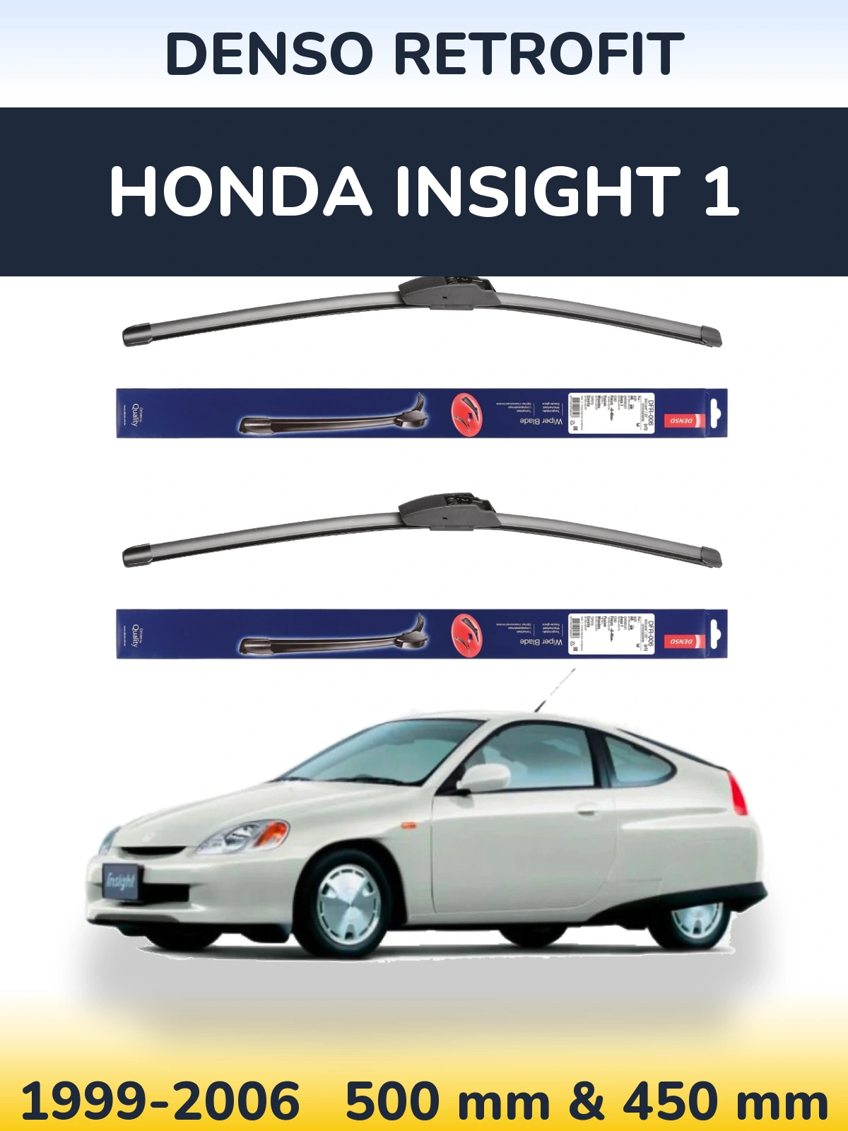 Torkarblad Denso Retrofit för Honda Insight 1
