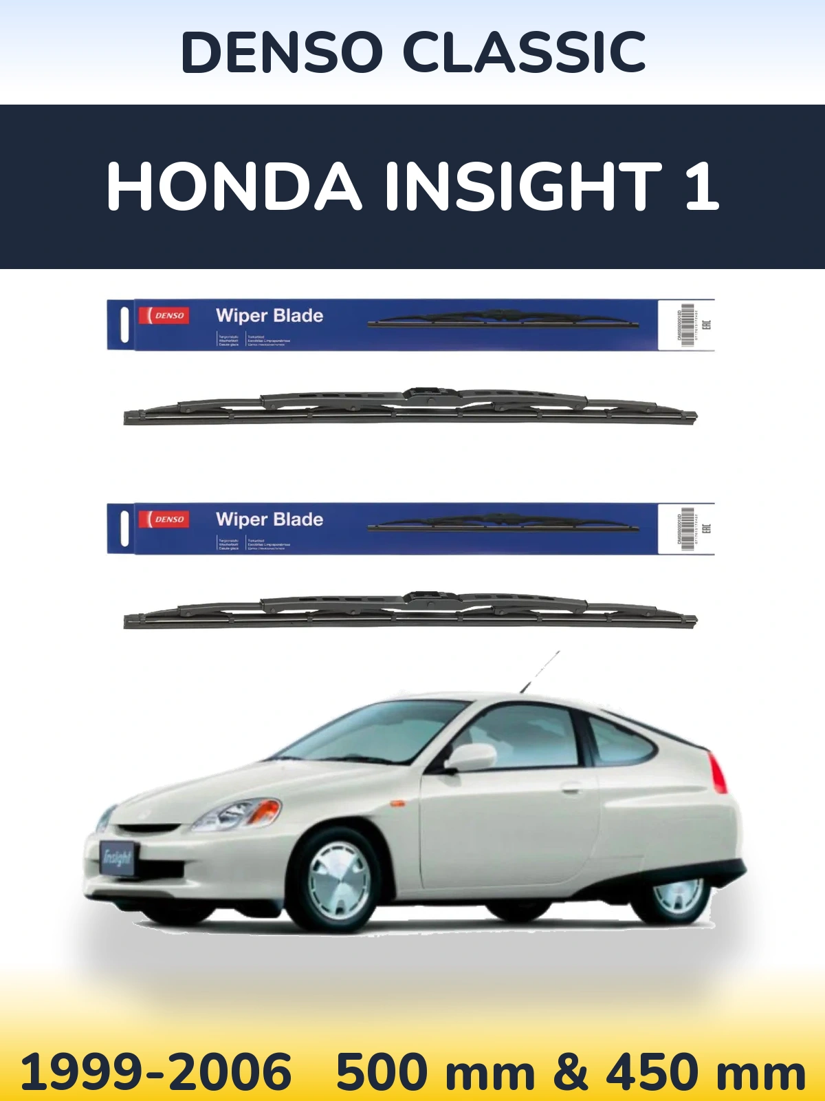 Torkarblad Denso Classic för Honda Insight 1