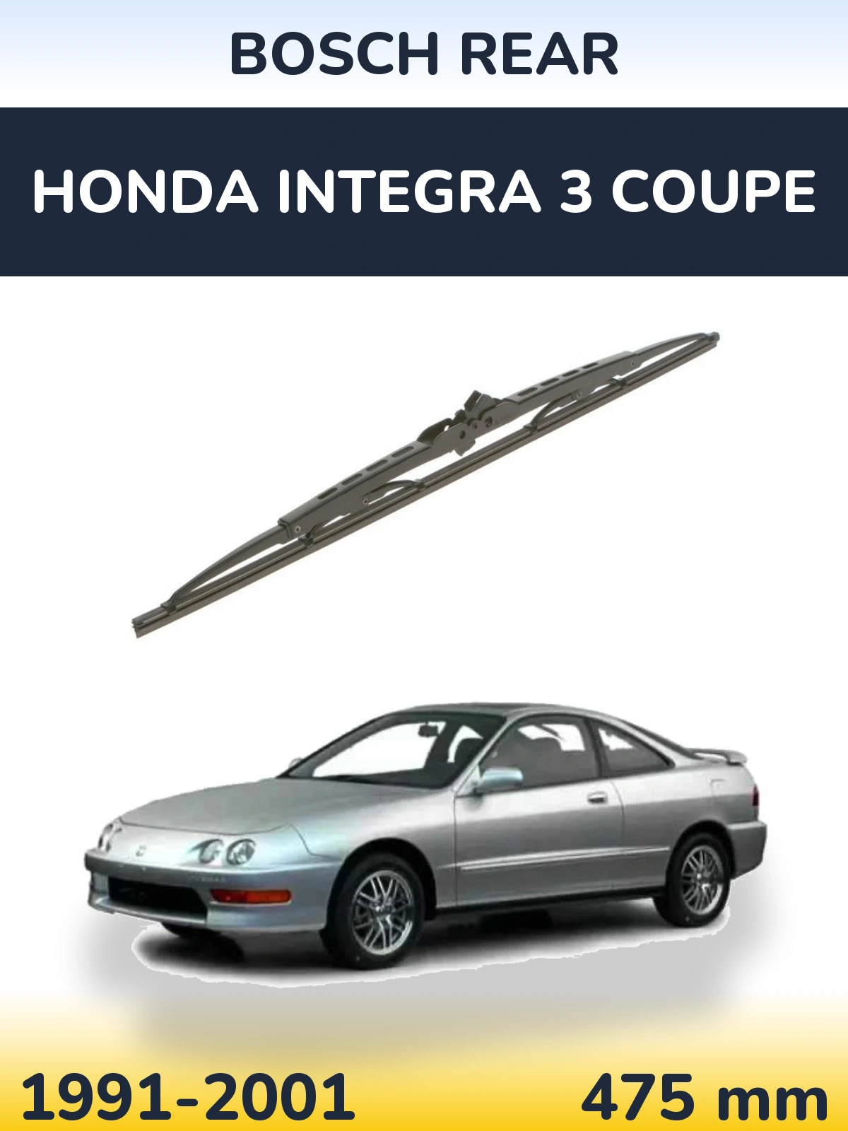 Torkarblad BOSCH Rear för Honda Integra 3 coupe