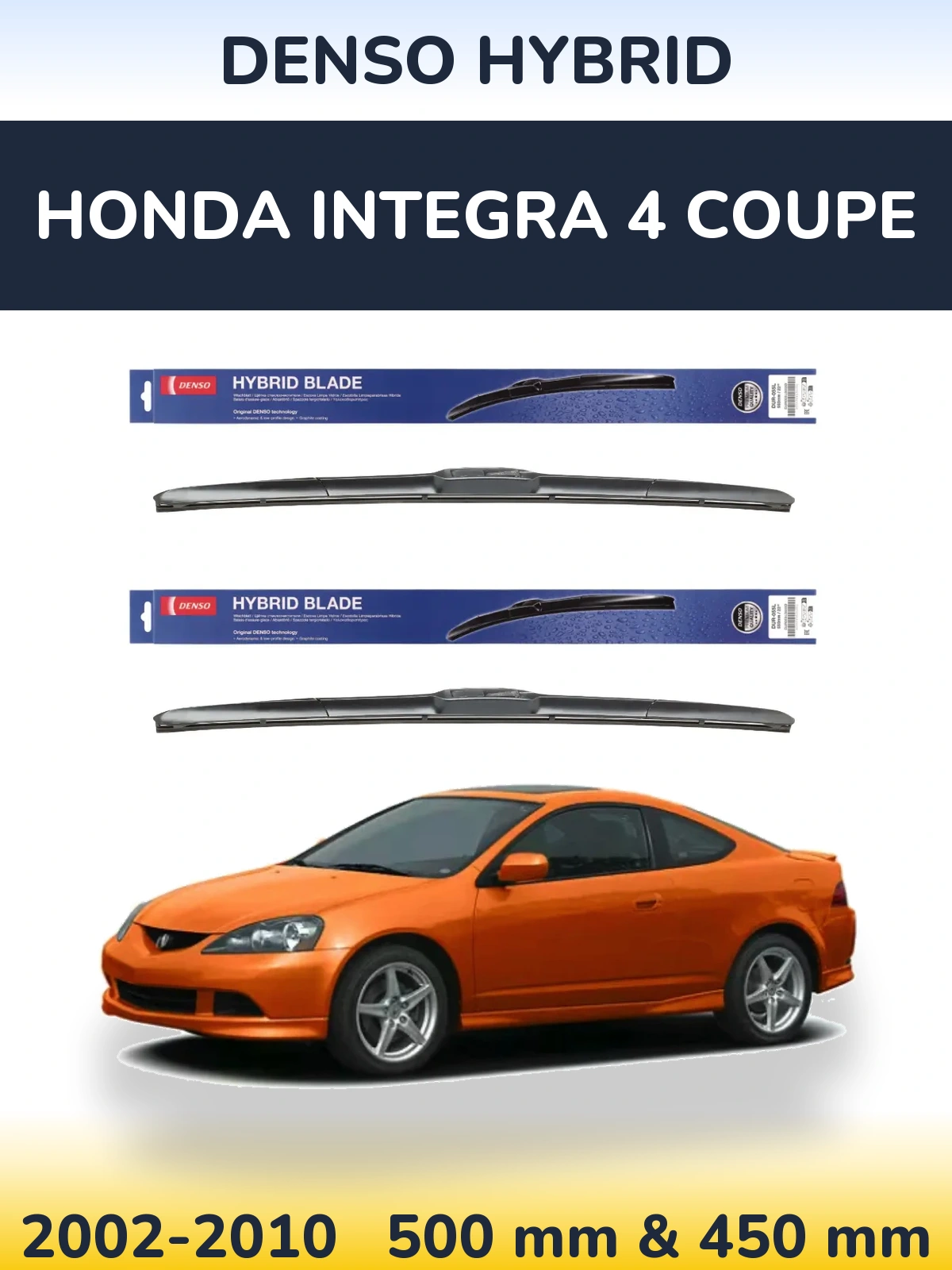 Torkarblad Denso Hybrid för Honda Integra 4 coupe