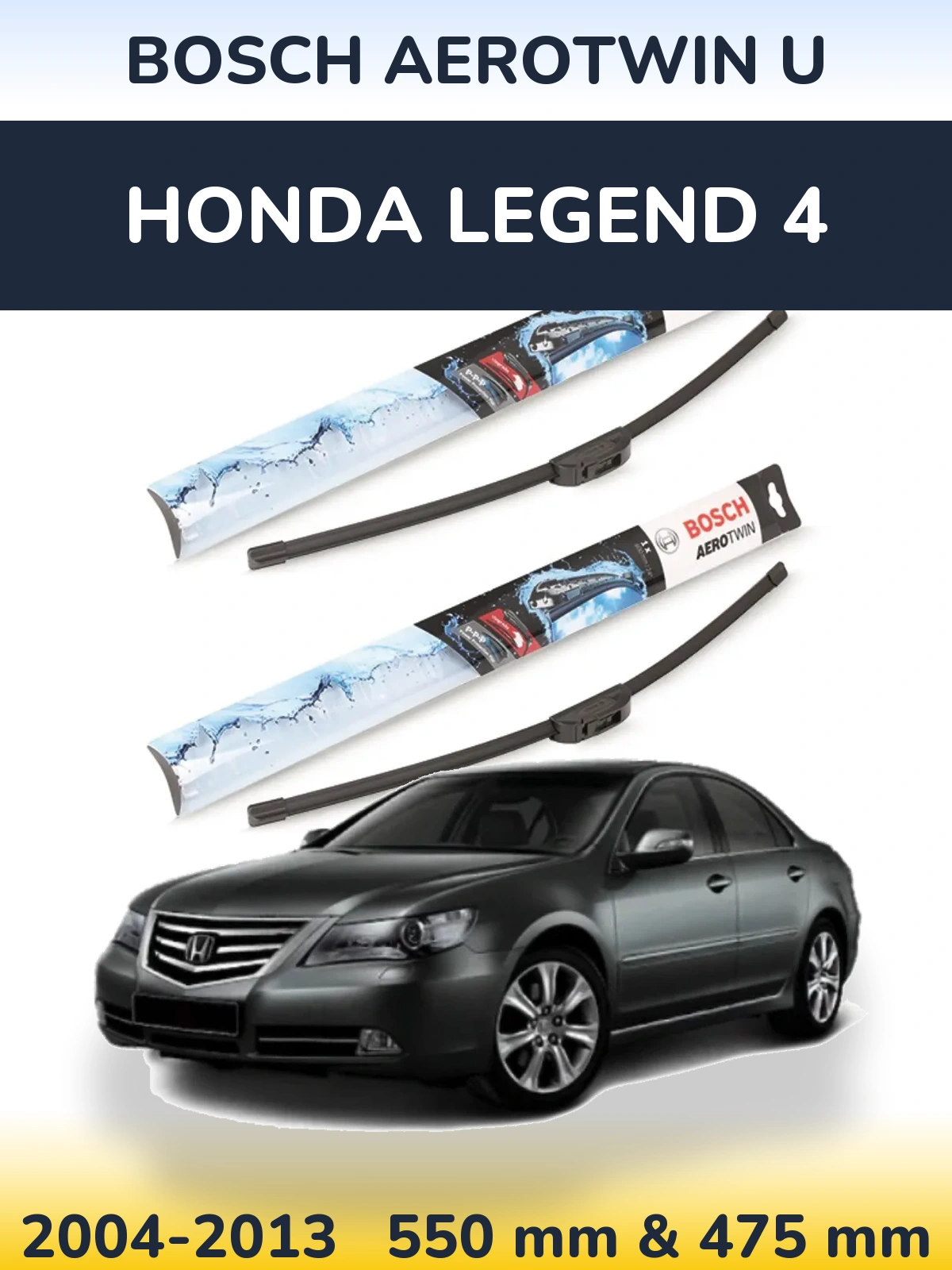Torkarblad BOSCH AeroTwin U för Honda Legend 4