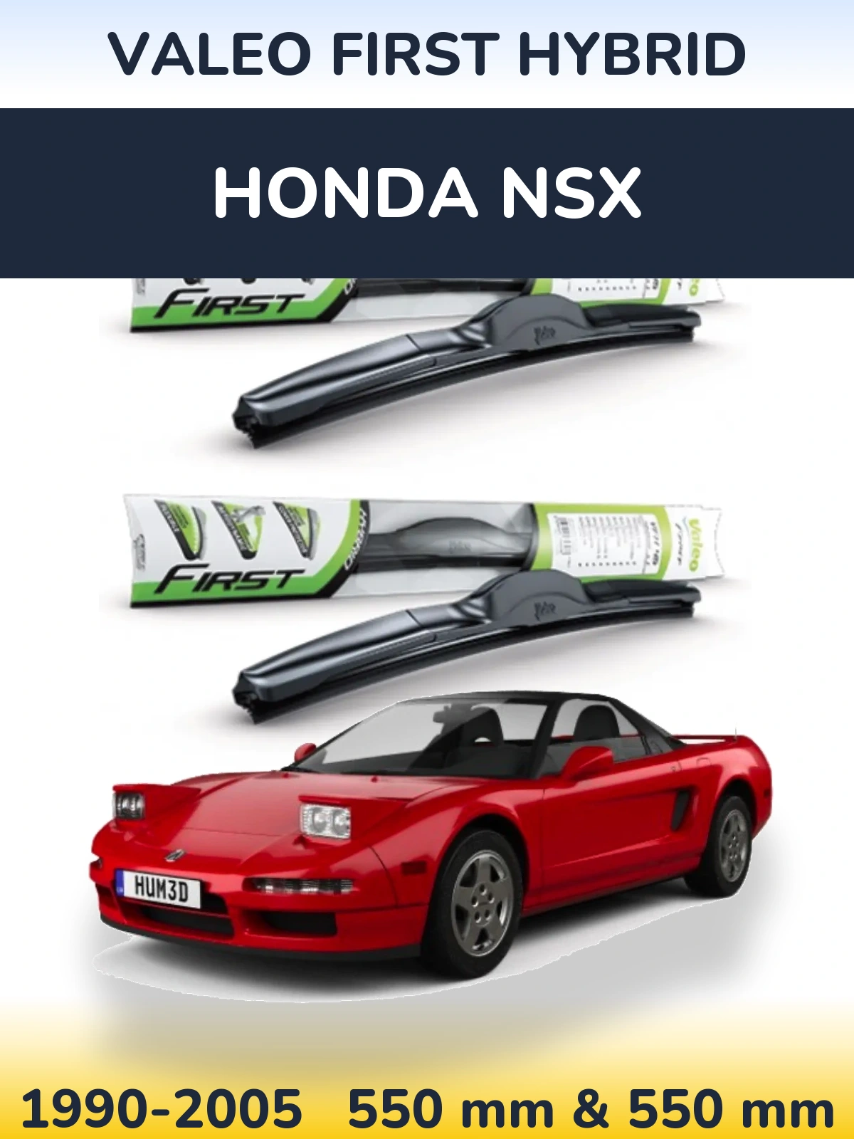 Torkarblad Valeo First Hybrid för Honda NSX