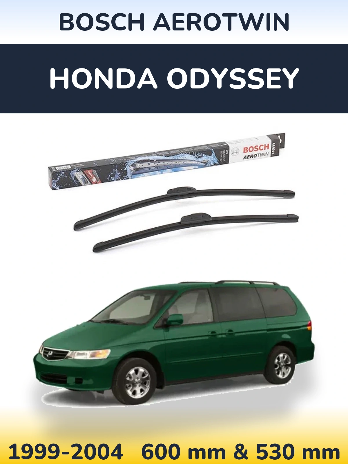 Torkarblad BOSCH AeroTwin för Honda Odyssey