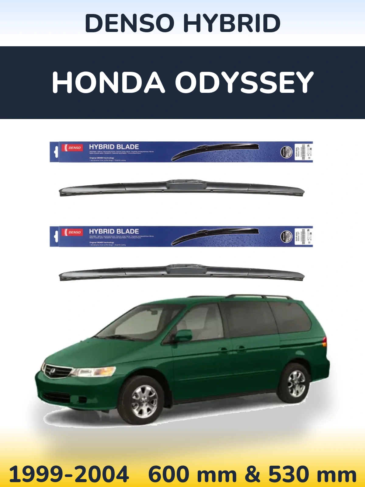 Torkarblad Denso Hybrid för Honda Odyssey