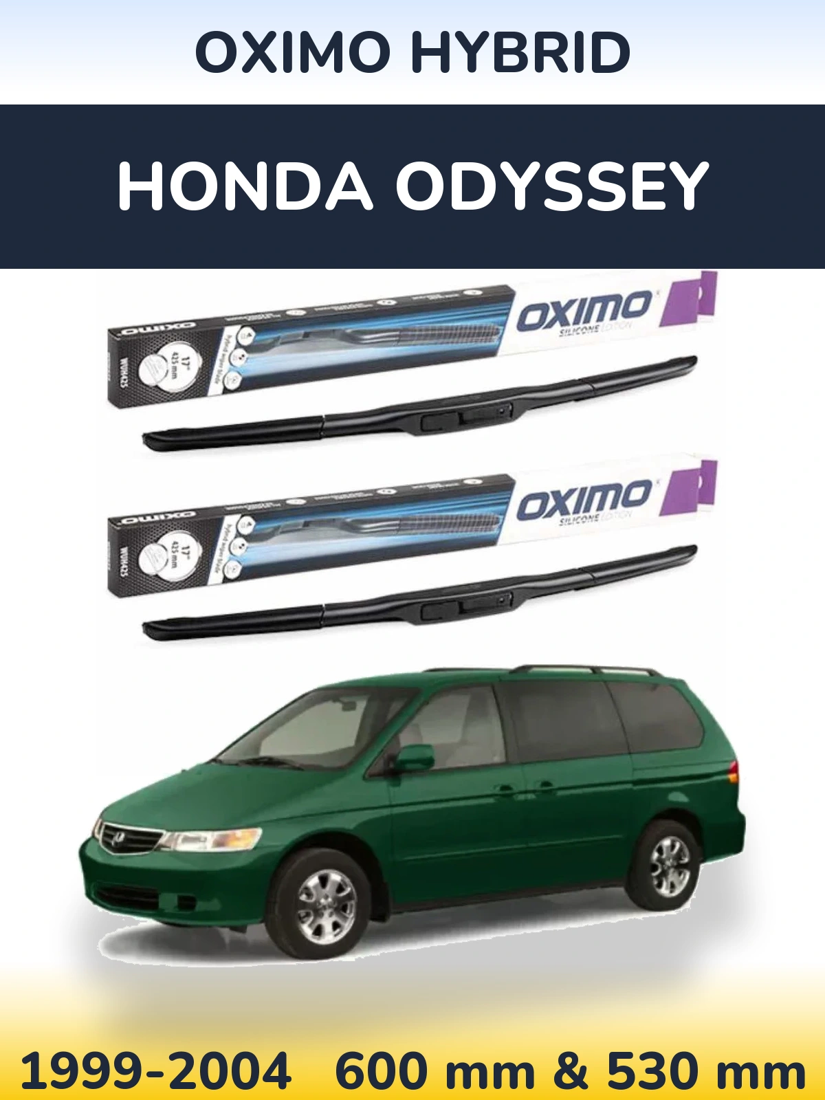 Torkarblad Oximo Hybrid för Honda Odyssey