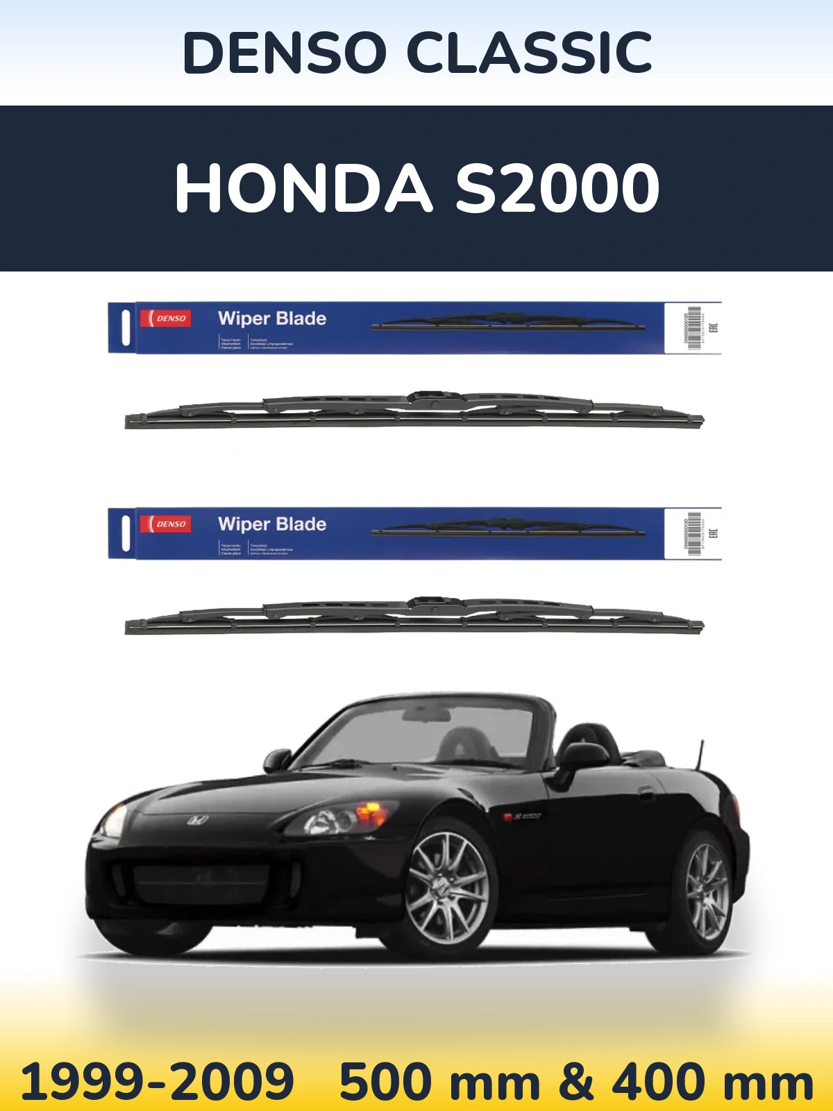 Torkarblad Denso Classic för Honda S2000