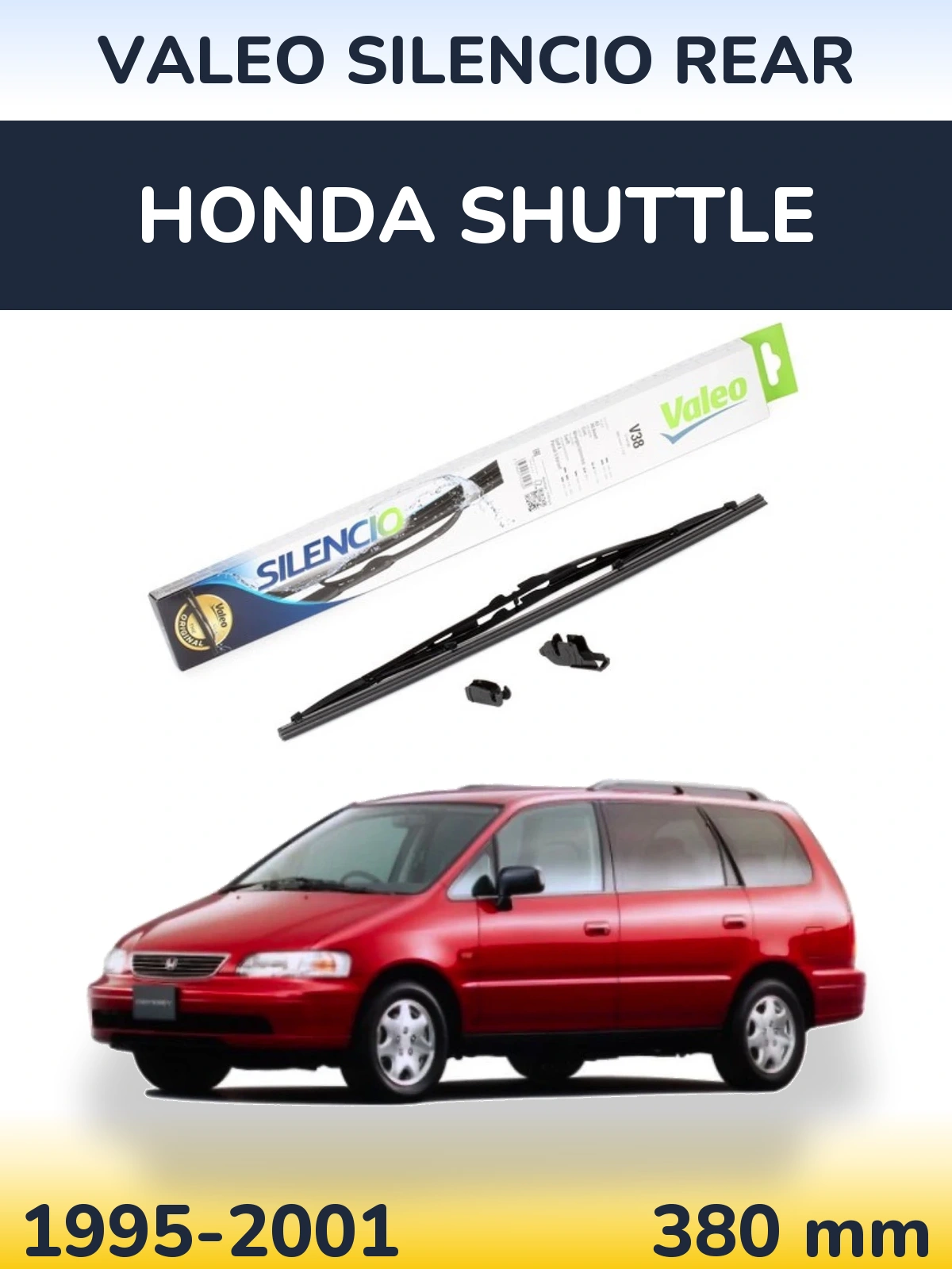 Torkarblad Valeo Silencio Rear för Honda Shuttle