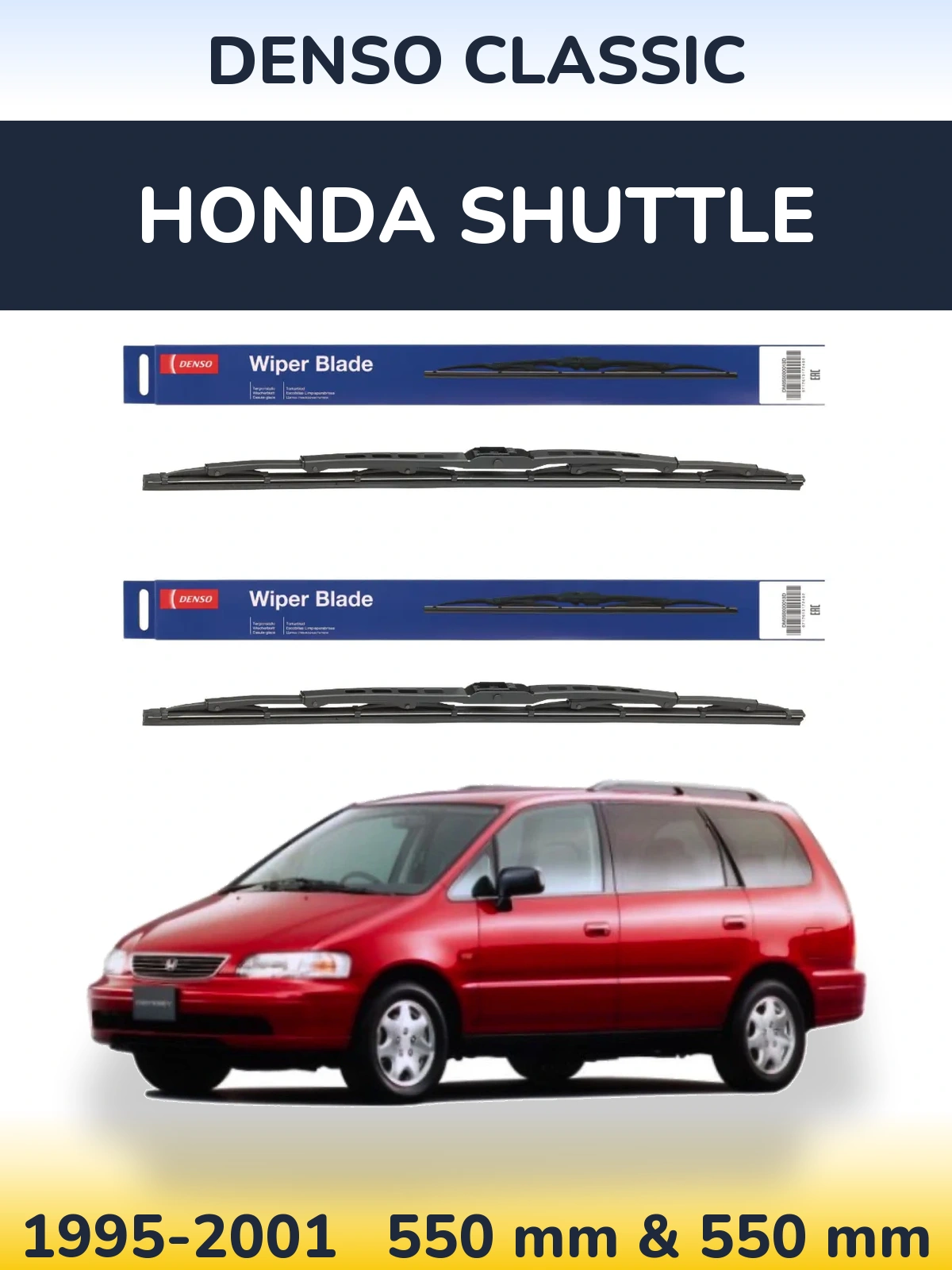 Torkarblad Denso Classic för Honda Shuttle